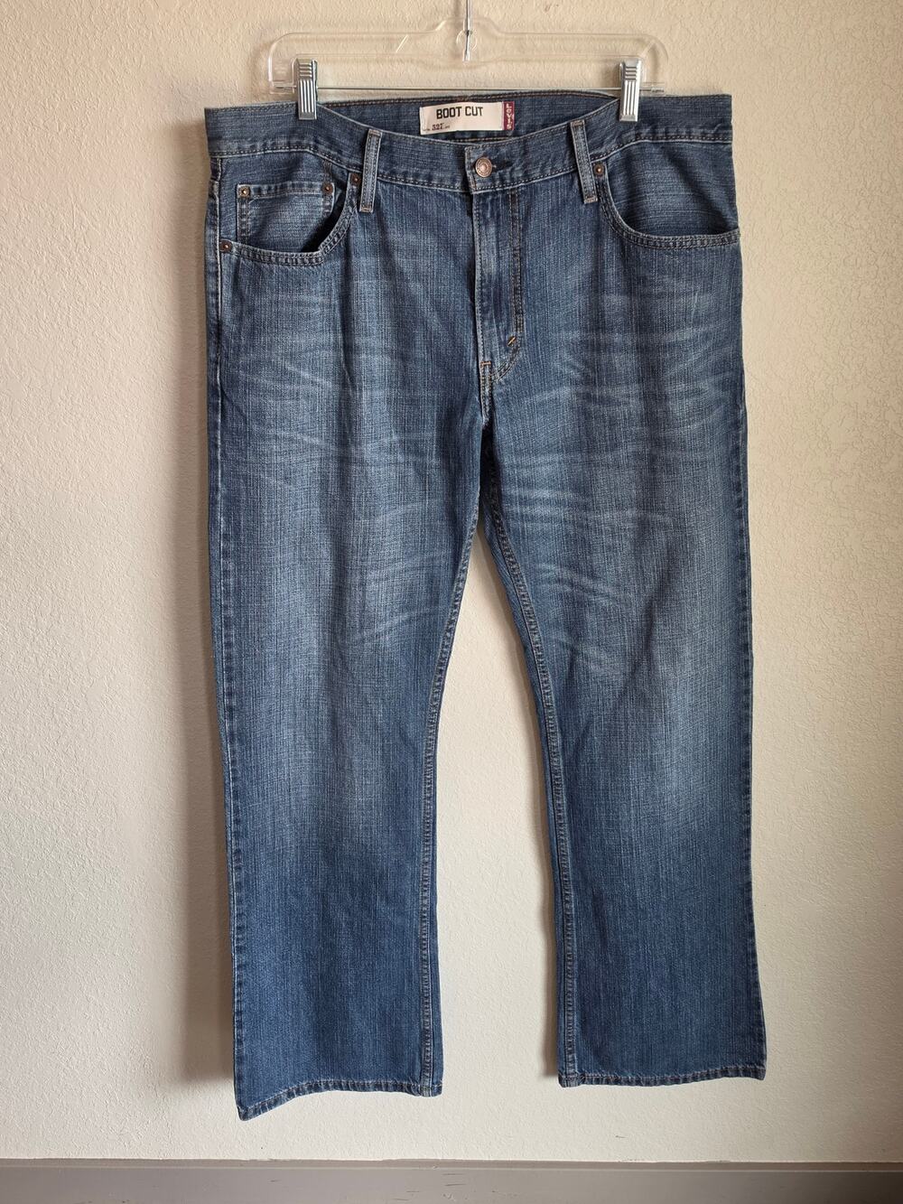 MENS LEVIS 527 BOOT CUT JEANS SIZE 36 X 34 EXCELLENT